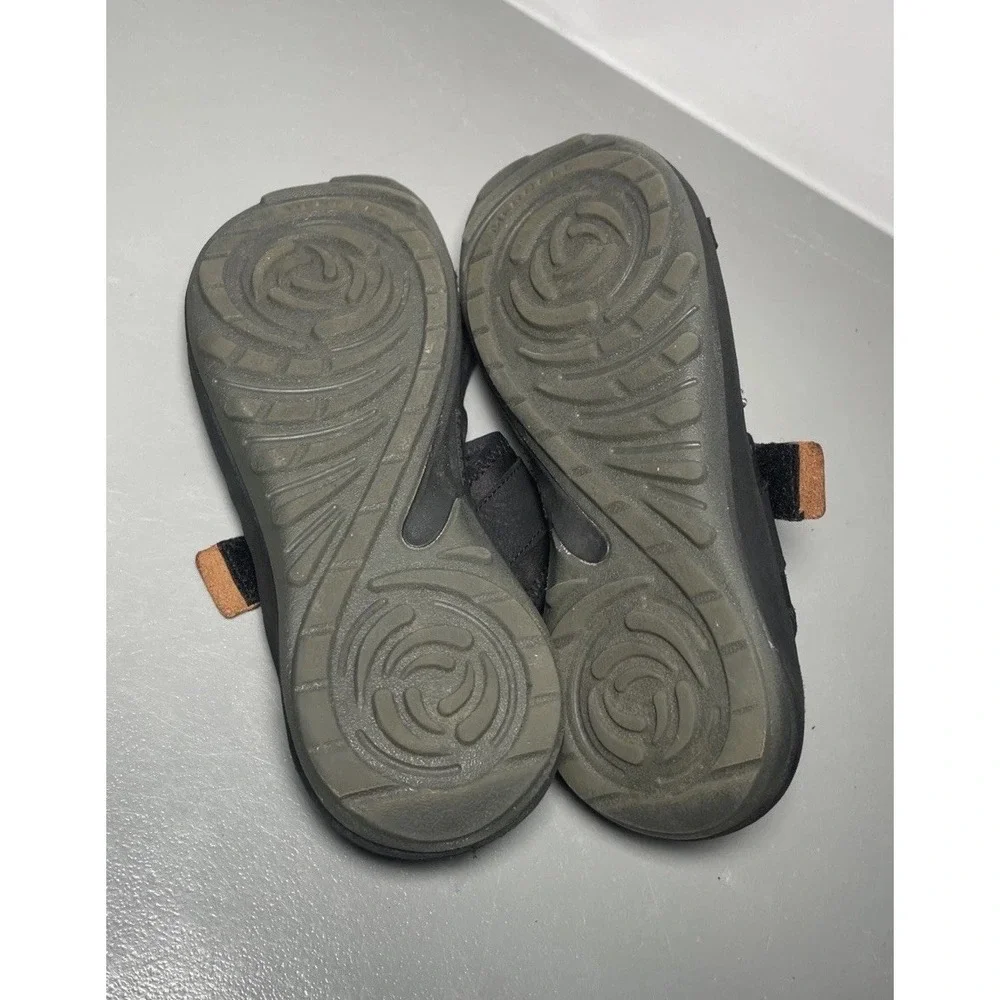MERRELL Terran 4 Post Wrap Black Slide Sandals Women's Size 9